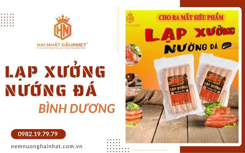 Lạp xưởng nướng đá